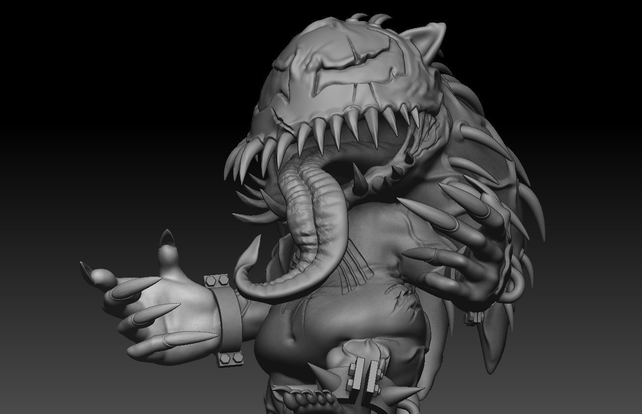Venom Sonic 3D print model 3D print model_18