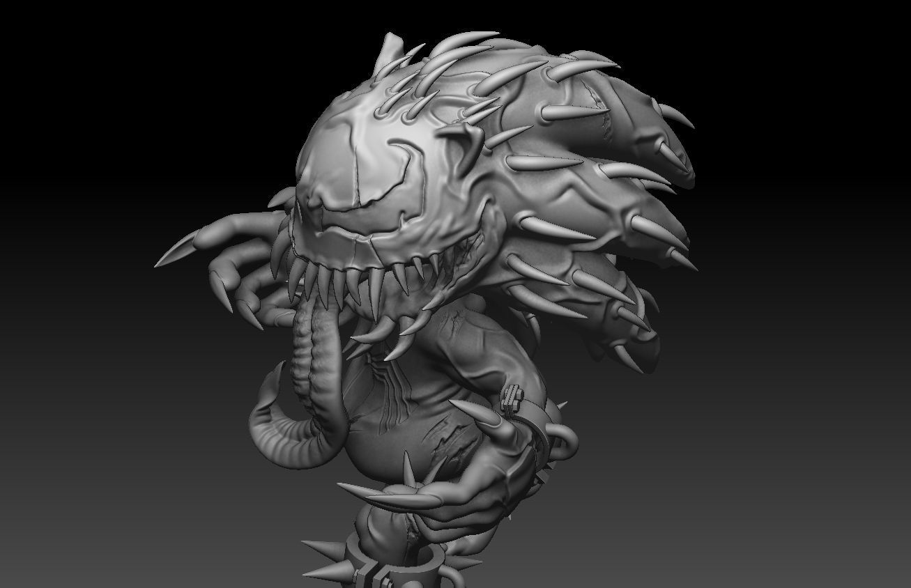 Venom Sonic 3D print model 3D print model_12