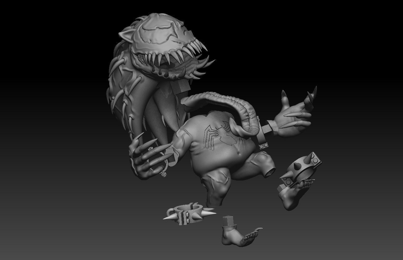 Venom Sonic 3D print model 3D print model_15