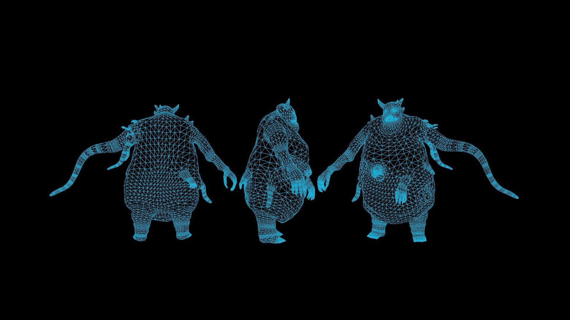 Evil Undead 5 Low-poly 3D model_10