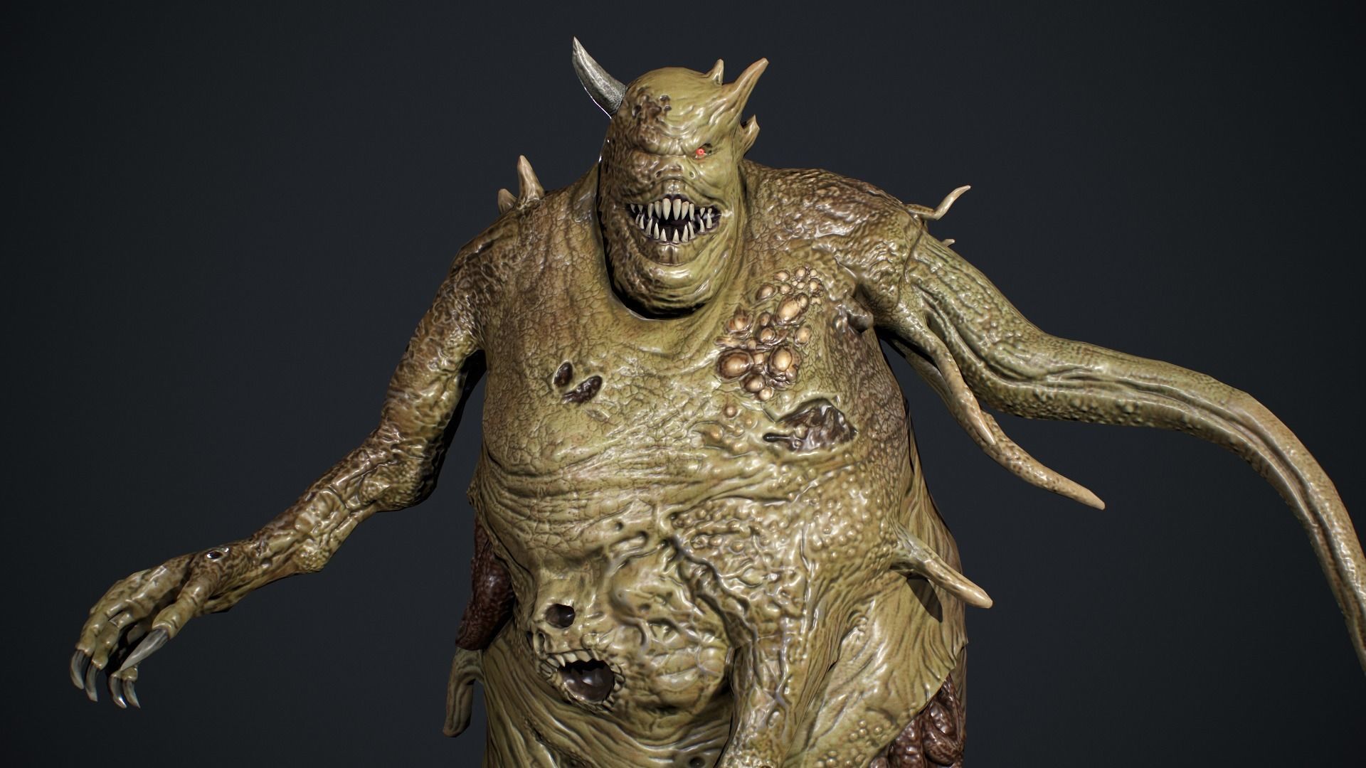 Evil Undead 5 Low-poly 3D model_13