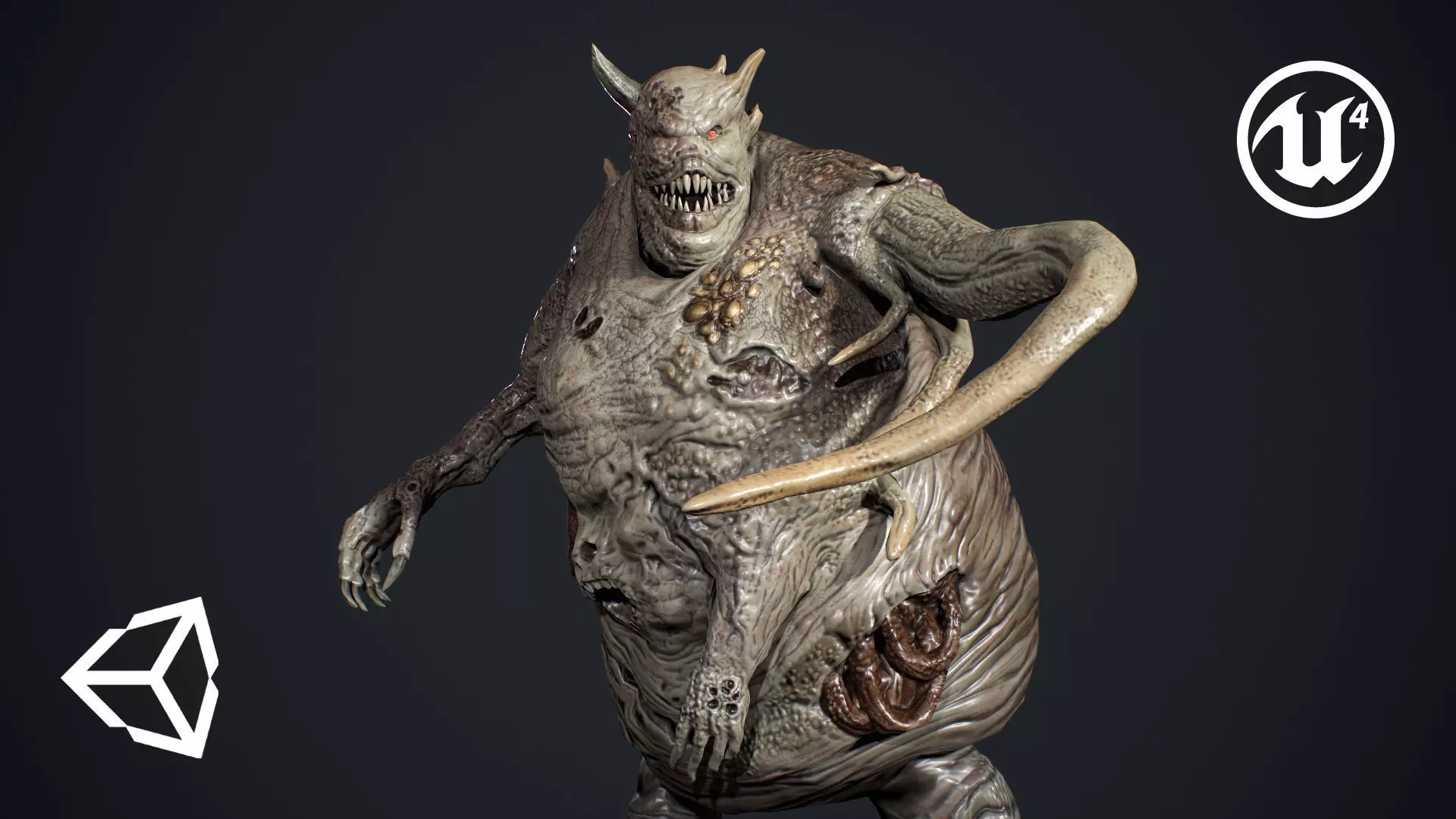 Evil Undead 5 Low-poly 3D model_0