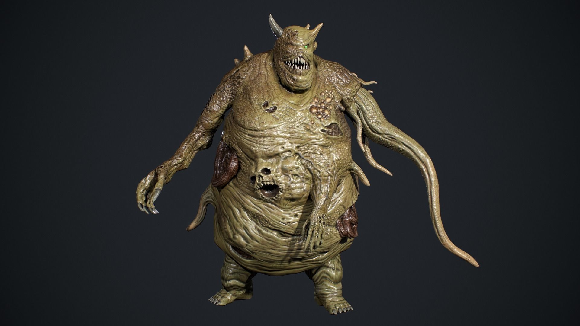 Evil Undead 5 Low-poly 3D model_14