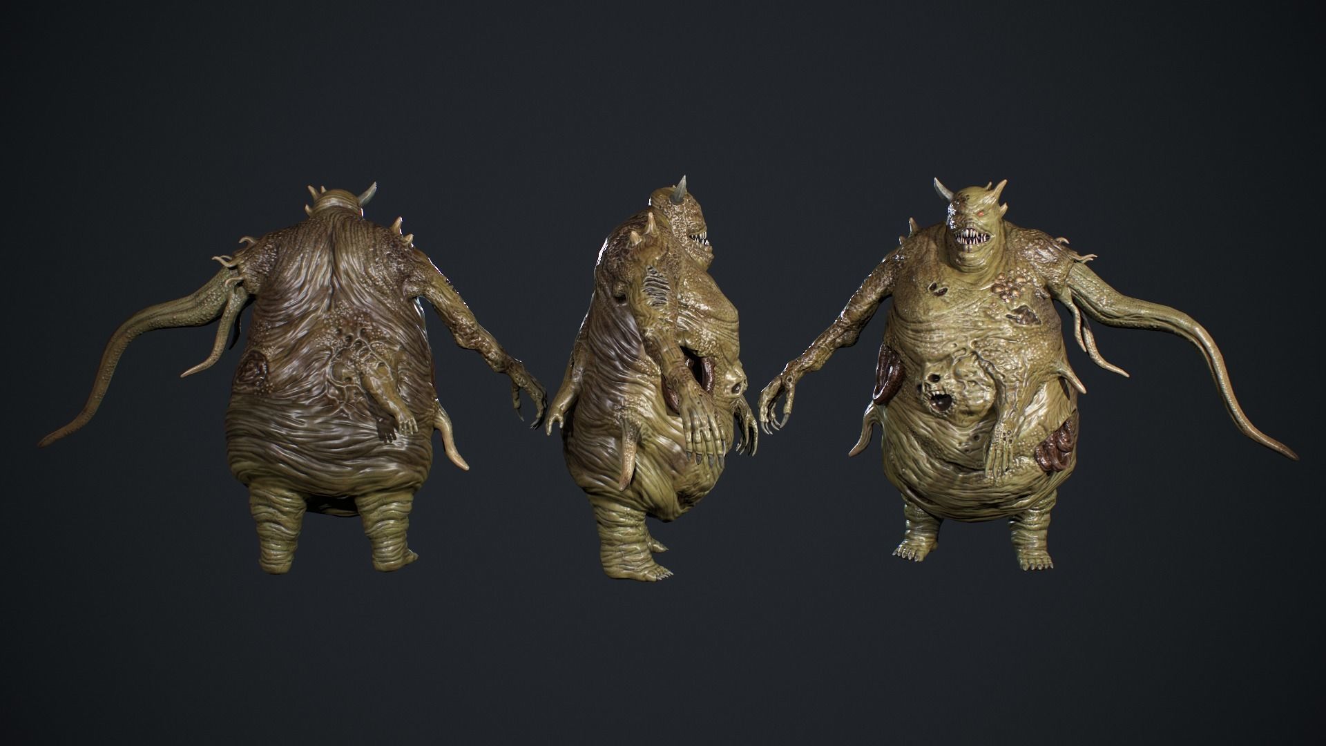 Evil Undead 5 Low-poly 3D model_8