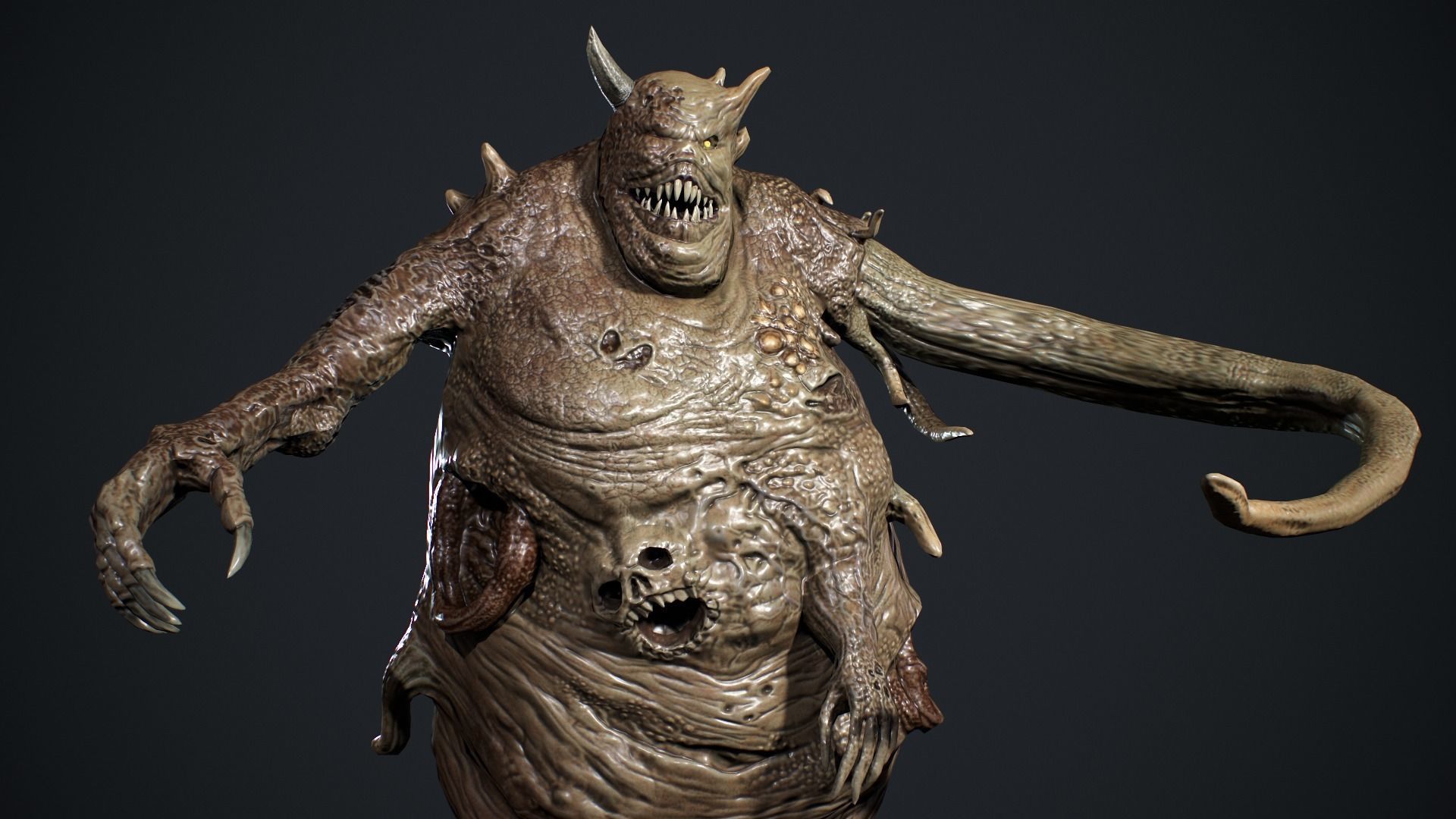 Evil Undead 5 Low-poly 3D model_16