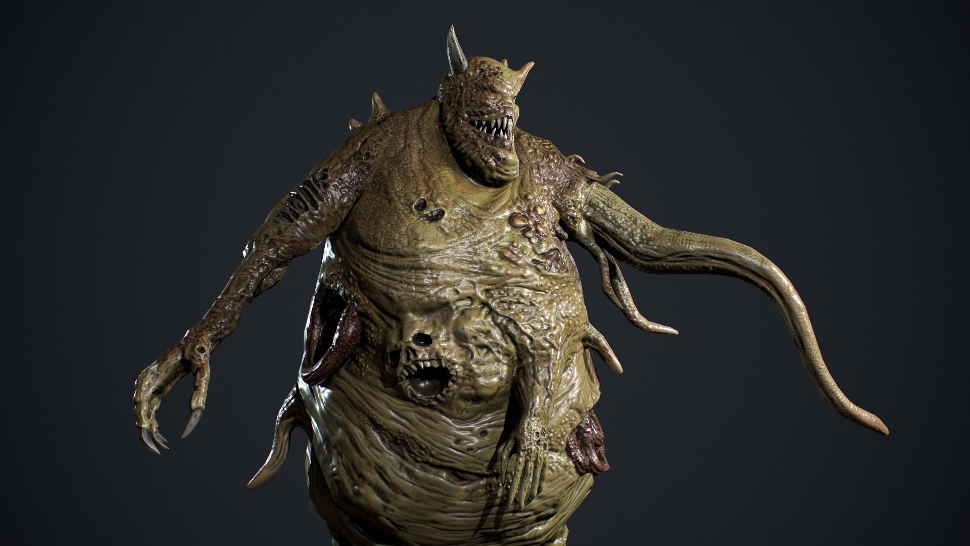 Evil Undead 5 Low-poly 3D model_15