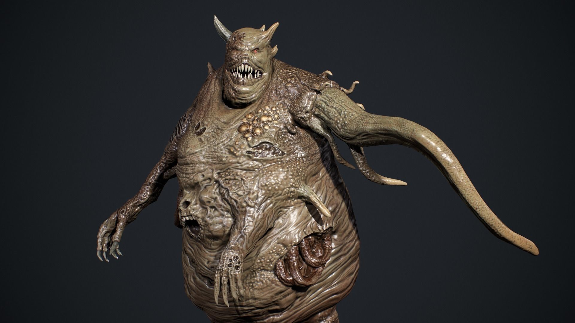 Evil Undead 5 Low-poly 3D model_18