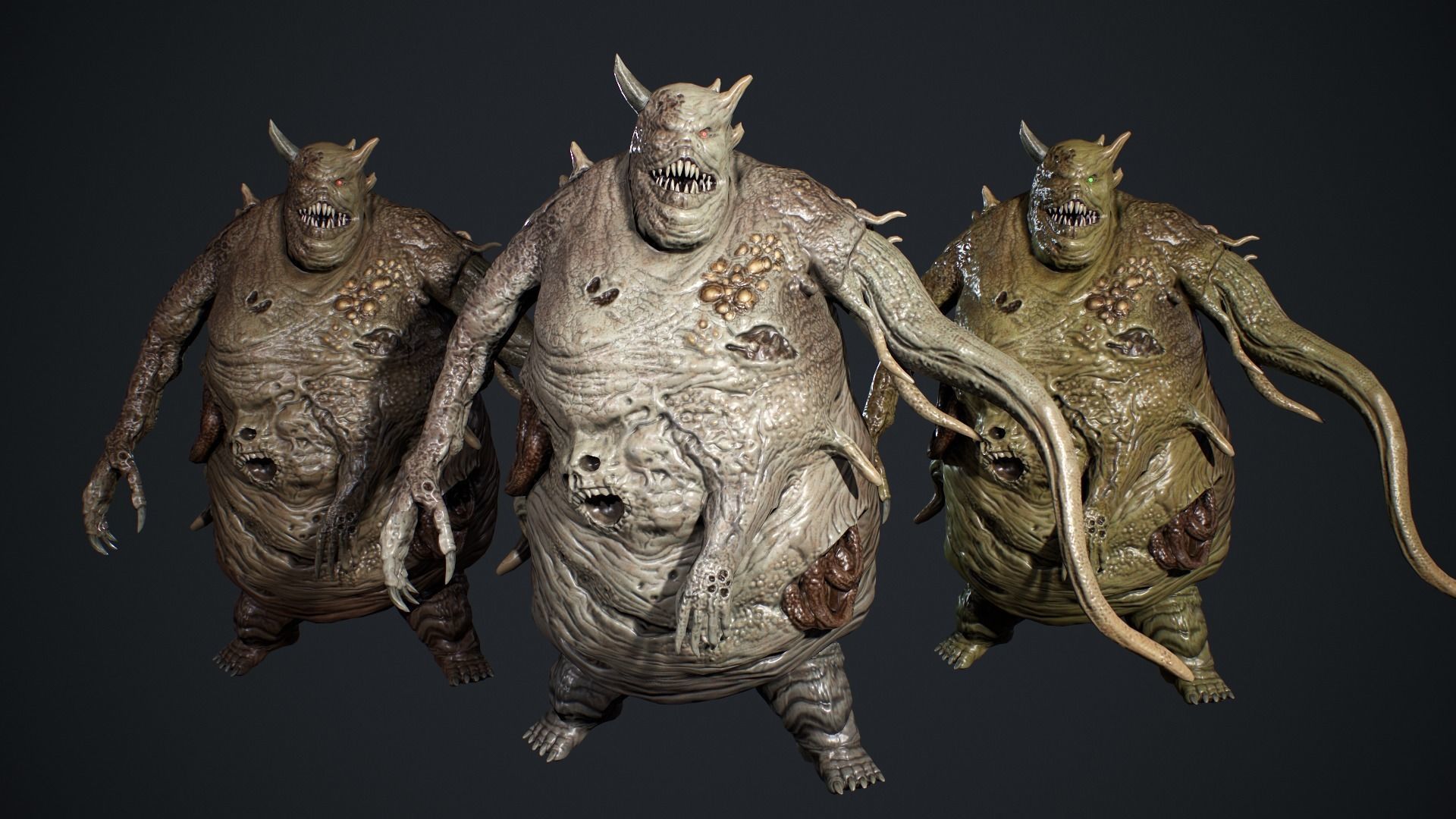 Evil Undead 5 Low-poly 3D model_6