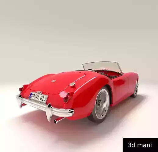 car3dmodel sports car Low-poly 3D model
