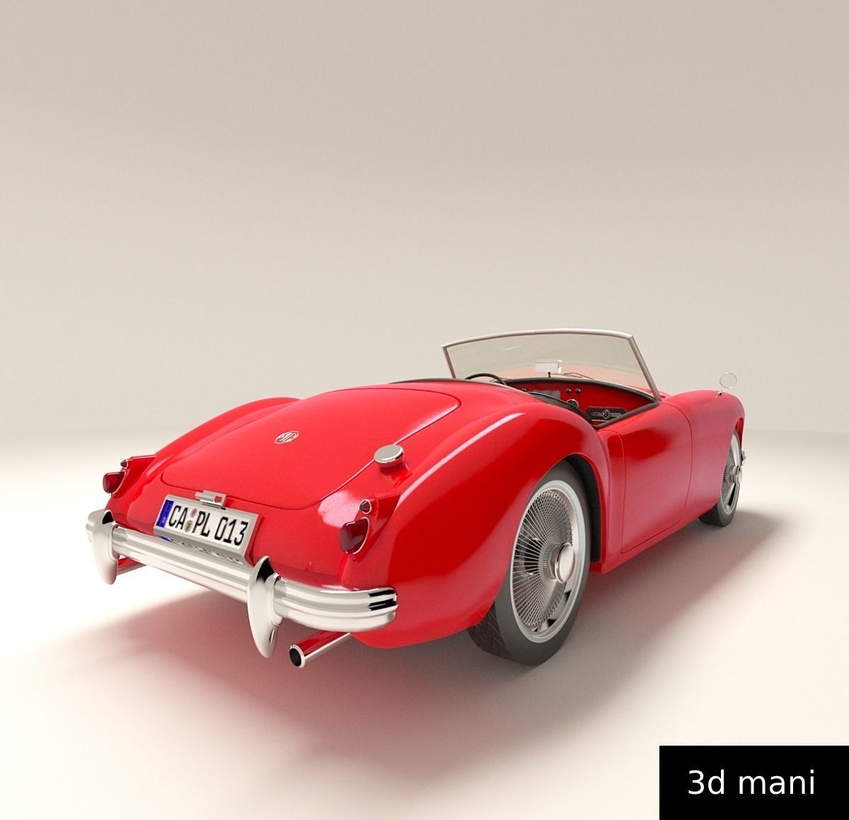 car3dmodel sports car Low-poly 3D model_5