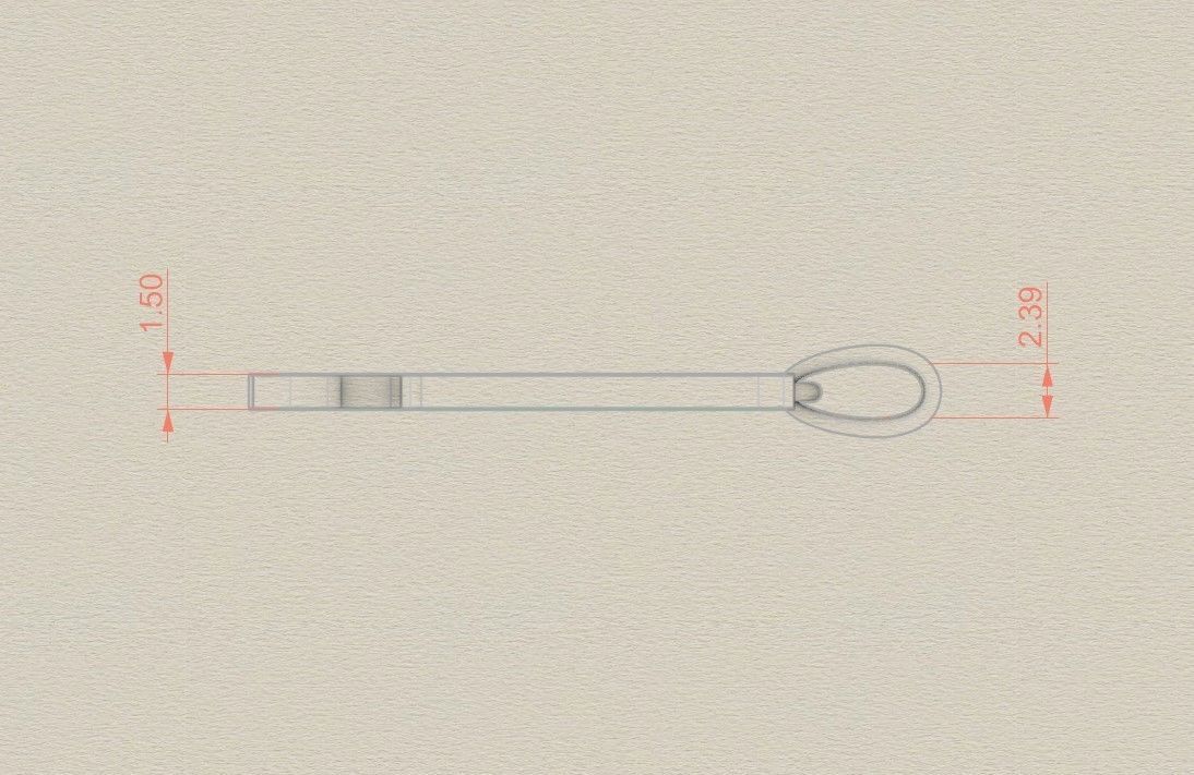 Model 959 H Zombie Initial Letter Alphabet Pendant 3D print model_7