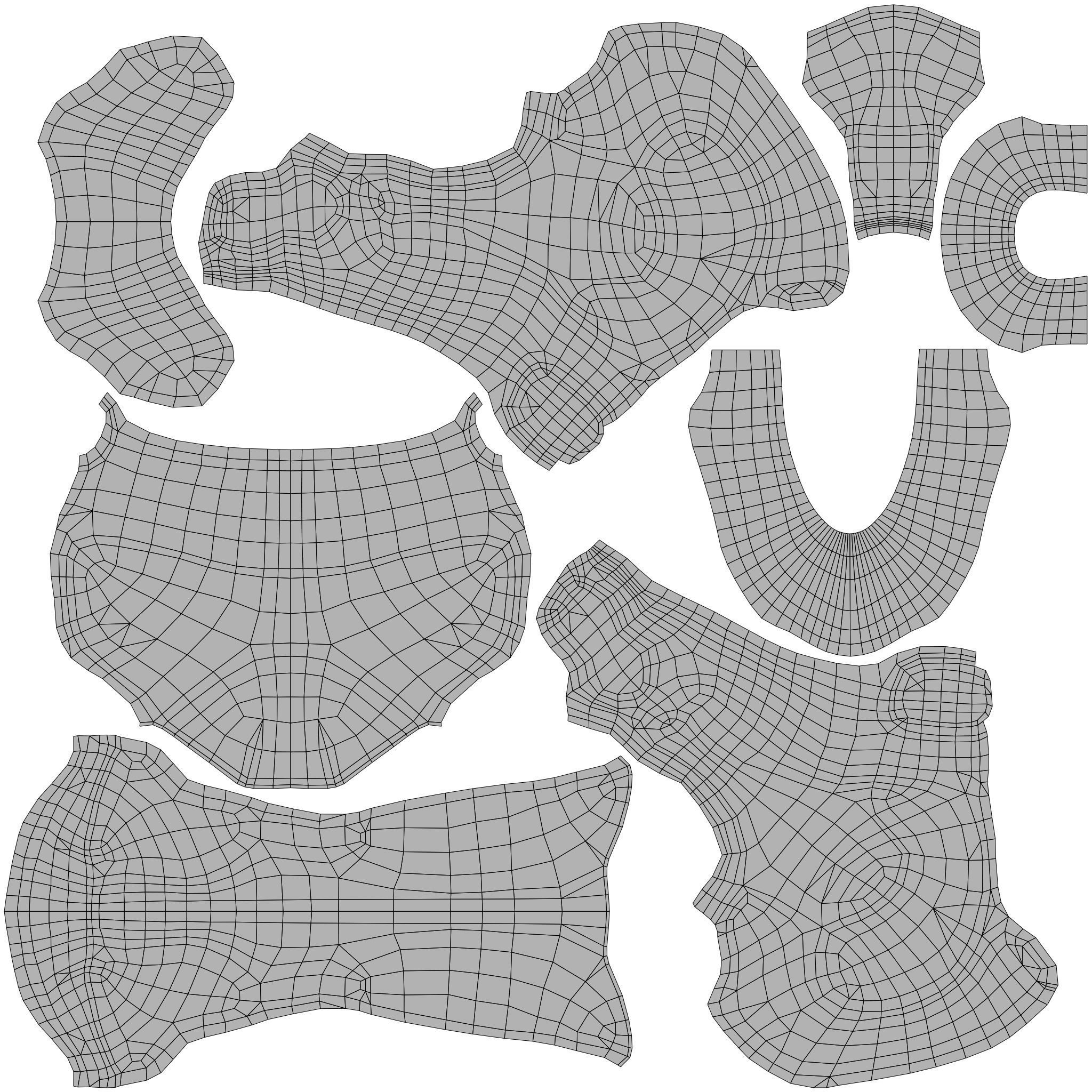 Atlas - Rigged Sci-Fi Character Low-poly 3D model_9