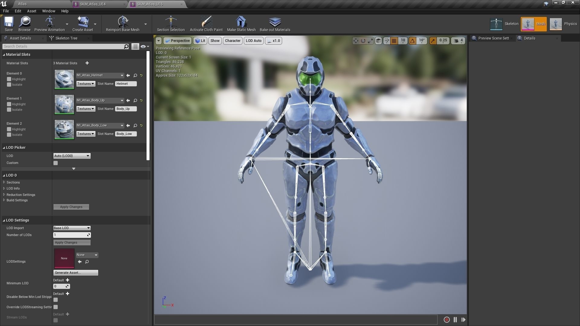 Atlas - Rigged Sci-Fi Character Low-poly 3D model_23