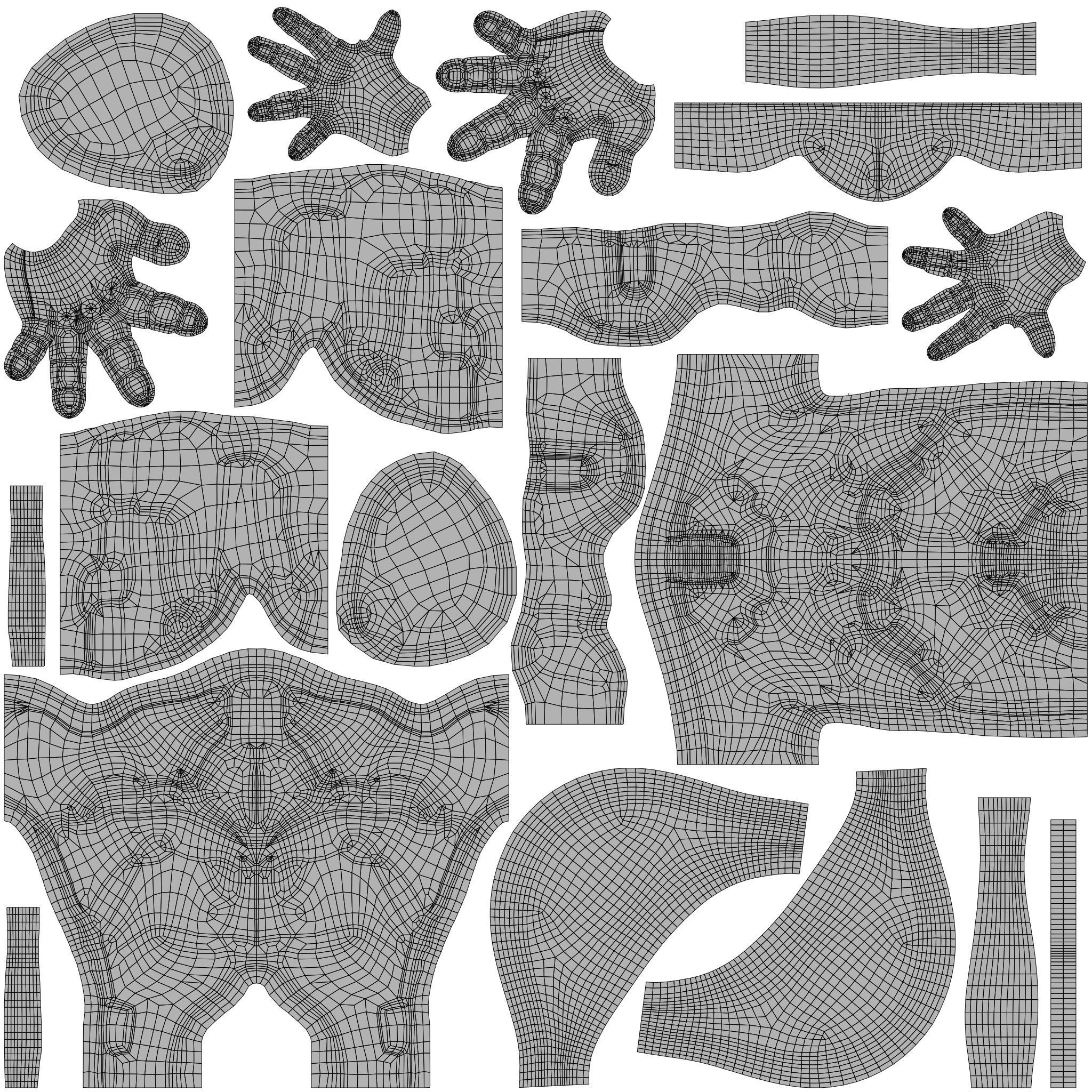 Atlas - Rigged Sci-Fi Character Low-poly 3D model_7