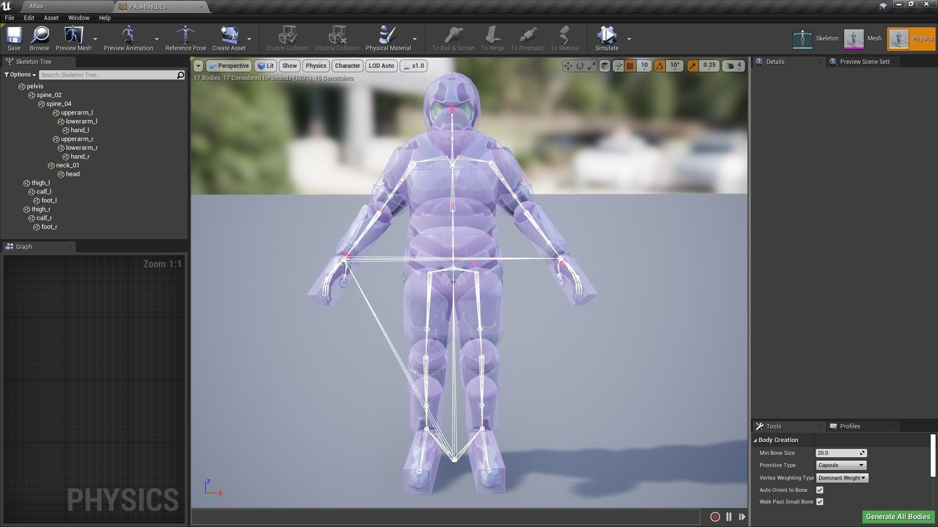 Atlas - Rigged Sci-Fi Character Low-poly 3D model_24