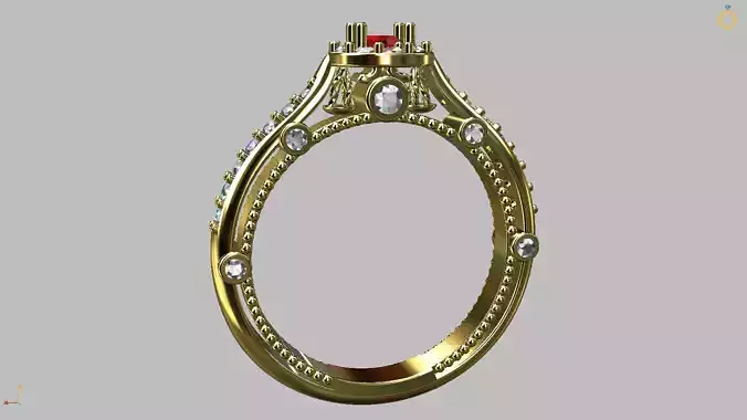 Law Graduate Ring 3D print model