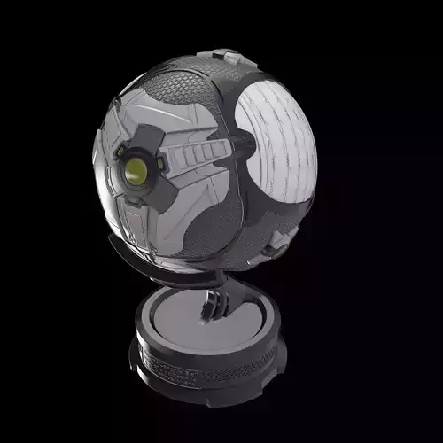 ROCKET LEAGUE BALL - STATUE WITH LAMP OPTION 3D print model