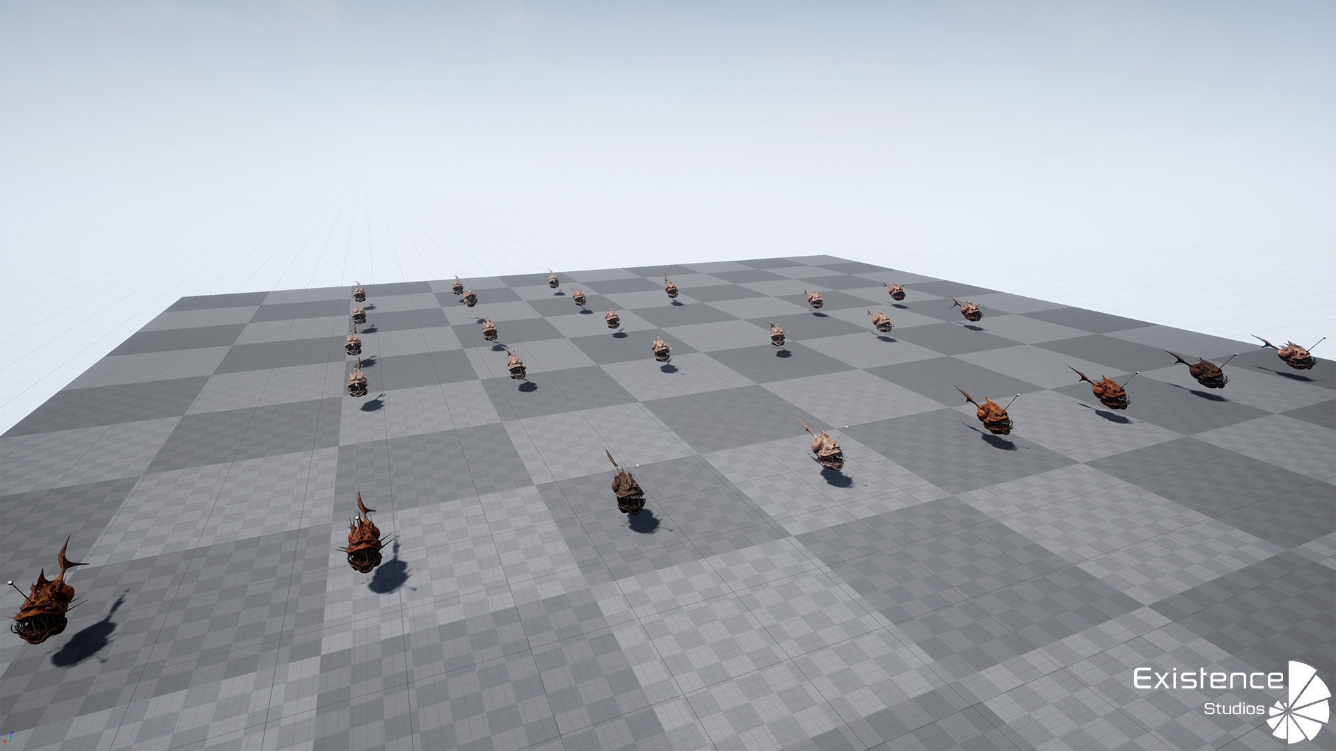 Ocean Monster Fish Pack - Fish low poly model - horror fish - 0 3D Model Collection_28