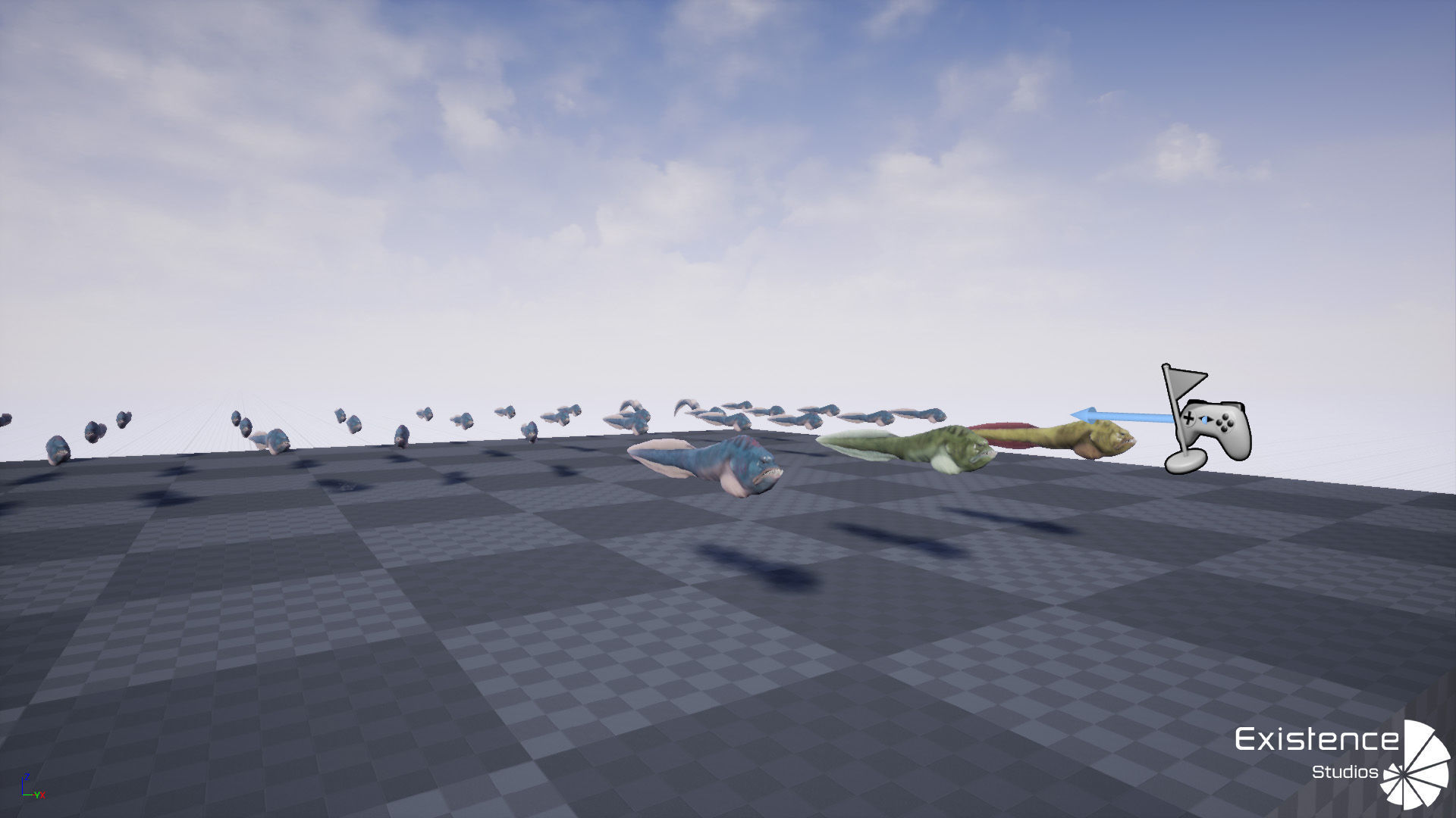 Ocean Monster Fish Pack - Fish low poly model - horror fish - 0 3D Model Collection_31