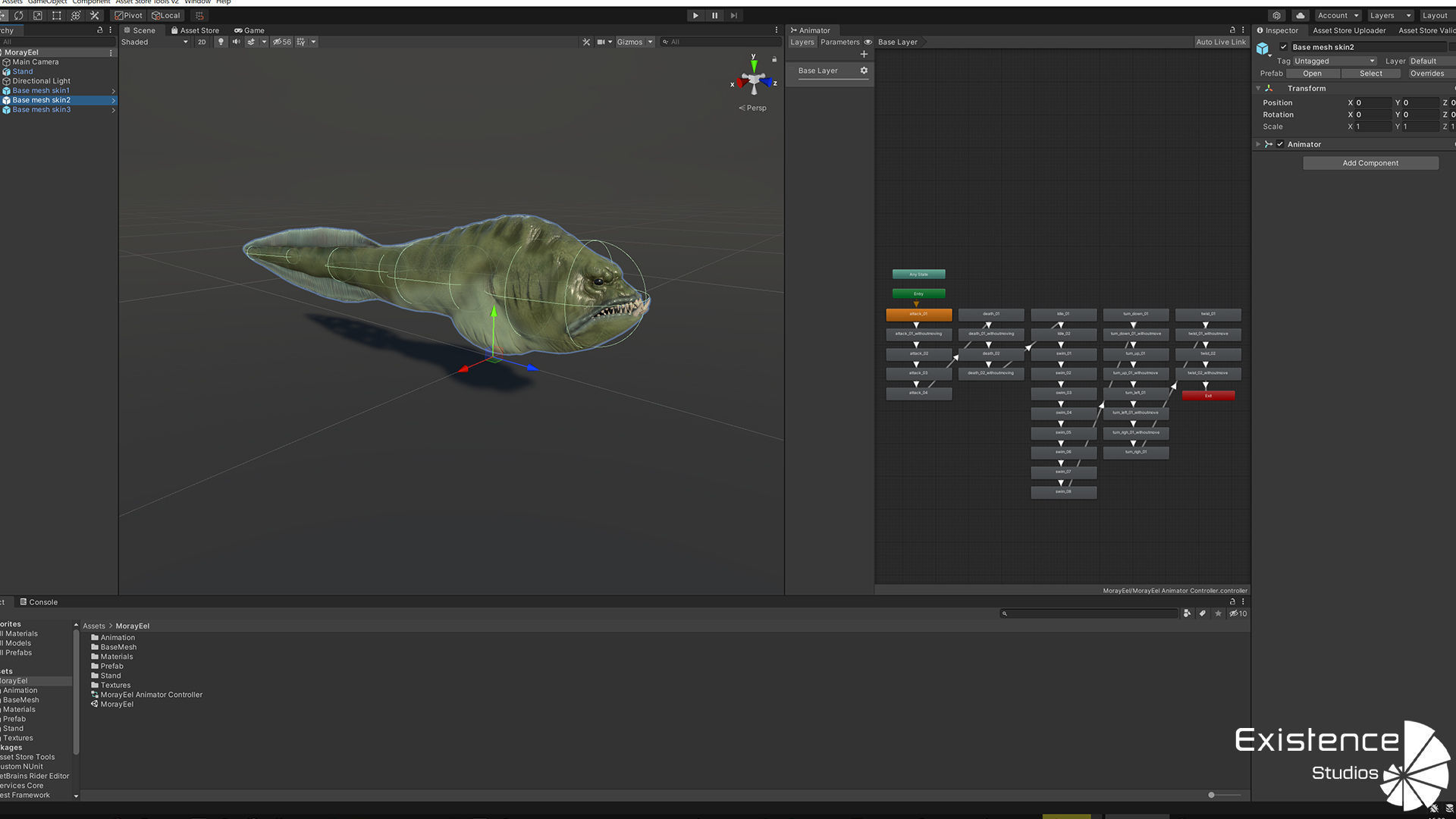 Ocean Monster Fish Pack - Fish low poly model - horror fish - 0 3D Model Collection_48