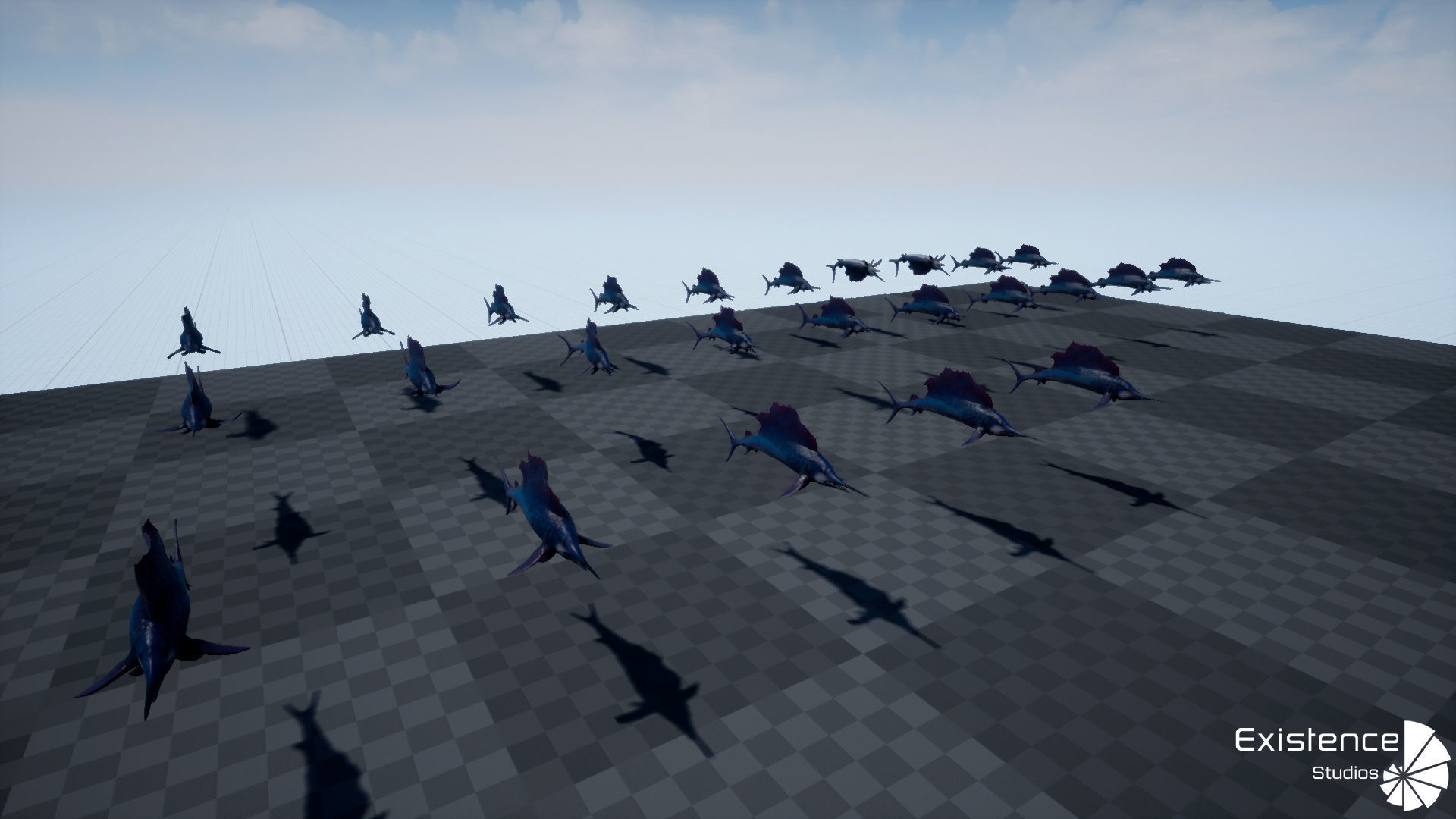 Ocean Monster Fish Pack - Fish low poly model - horror fish - 0 3D Model Collection_22