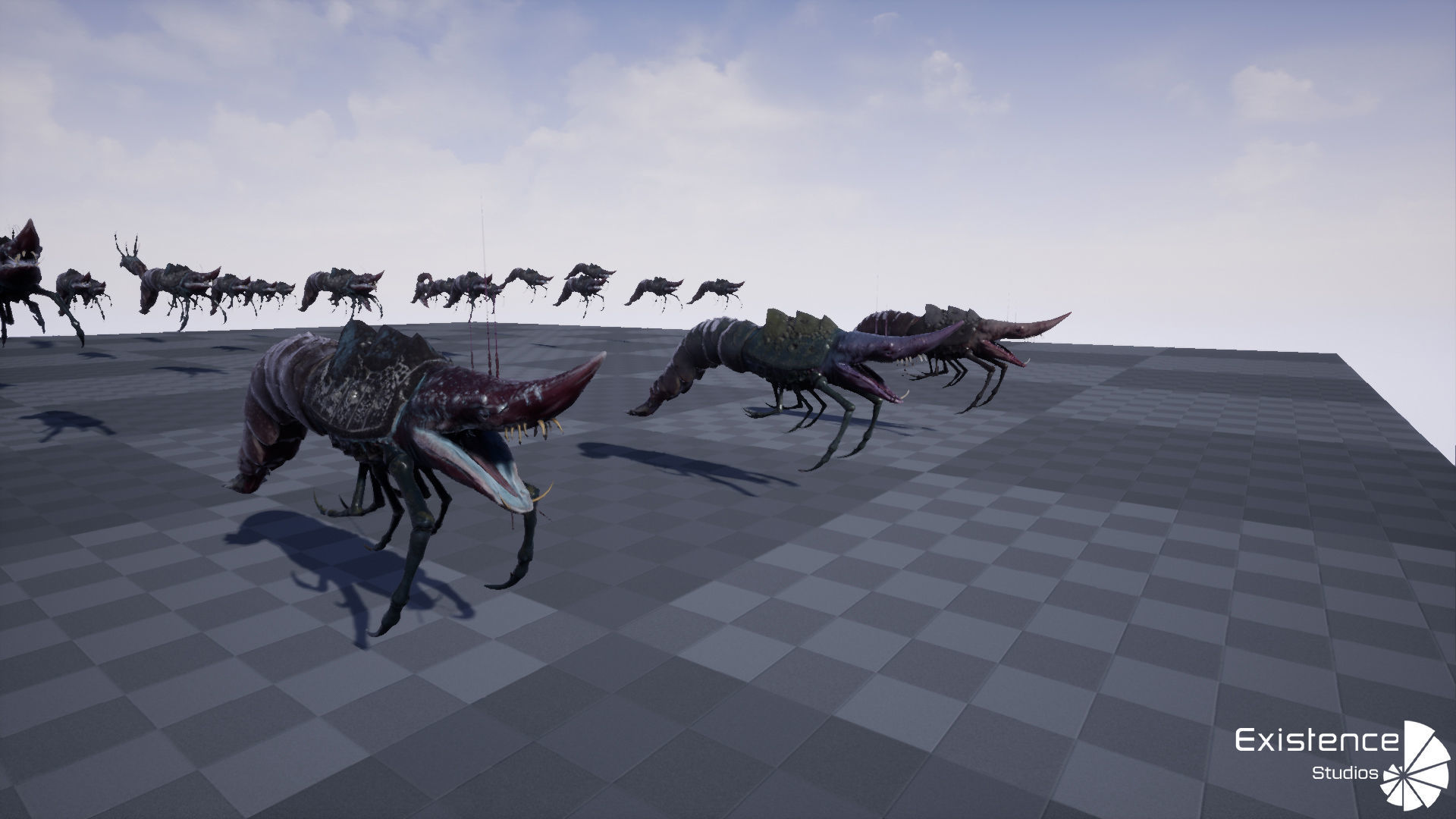 Ocean Monster Fish Pack - Fish low poly model - horror fish - 0 3D Model Collection_27