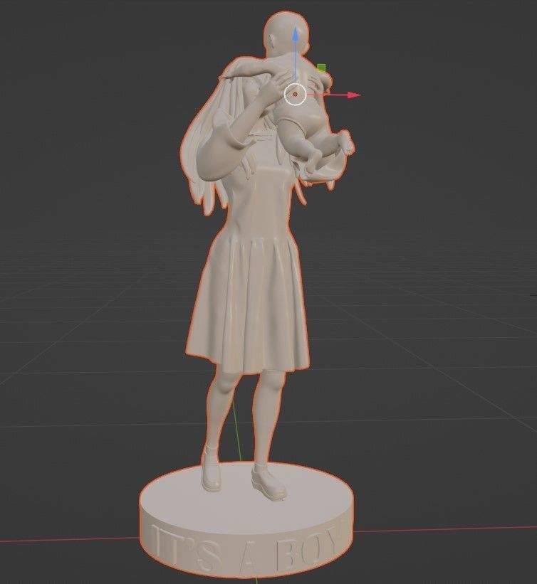 It is a boy 3D print model_1