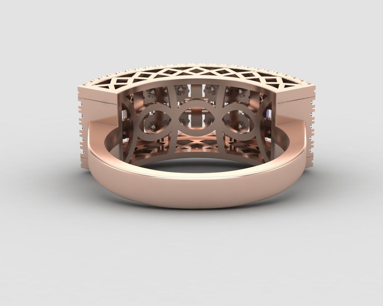 Pack of baguette rings 56-MWC 3D print model_7