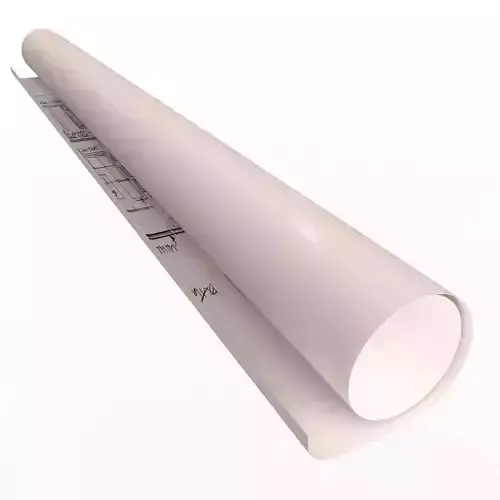 House Blueprints 02 Low-poly 3D model