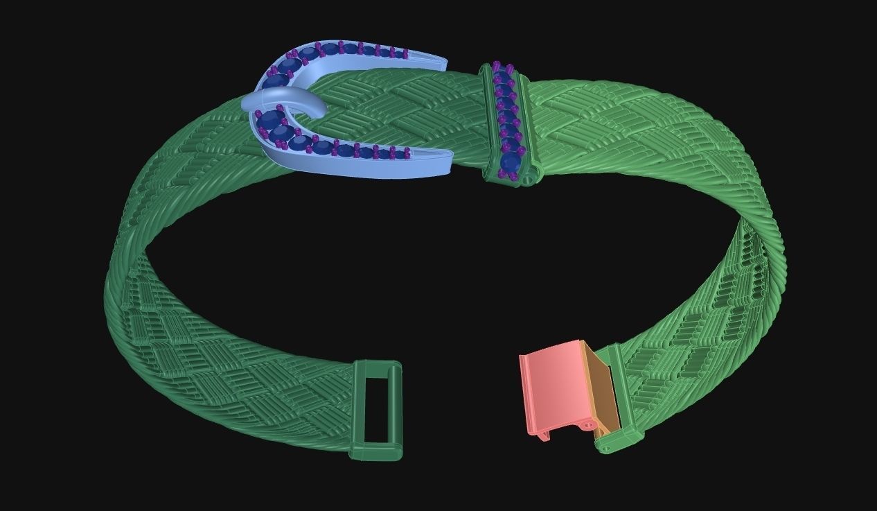 Bracelet - Jewlery 3D print model_14
