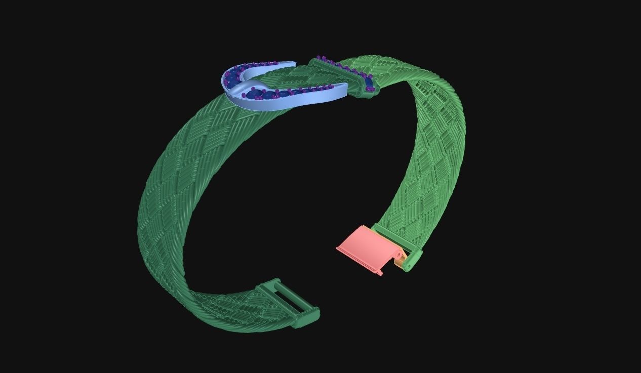 Bracelet - Jewlery 3D print model_12