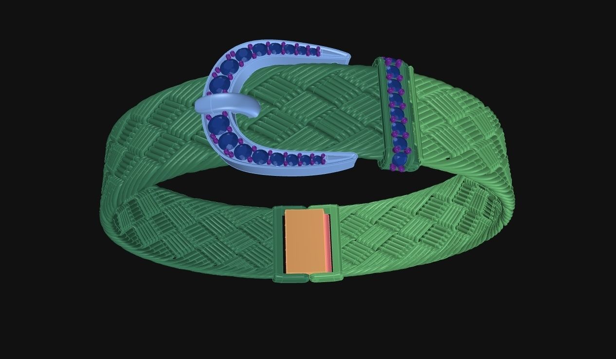 Bracelet - Jewlery 3D print model_9