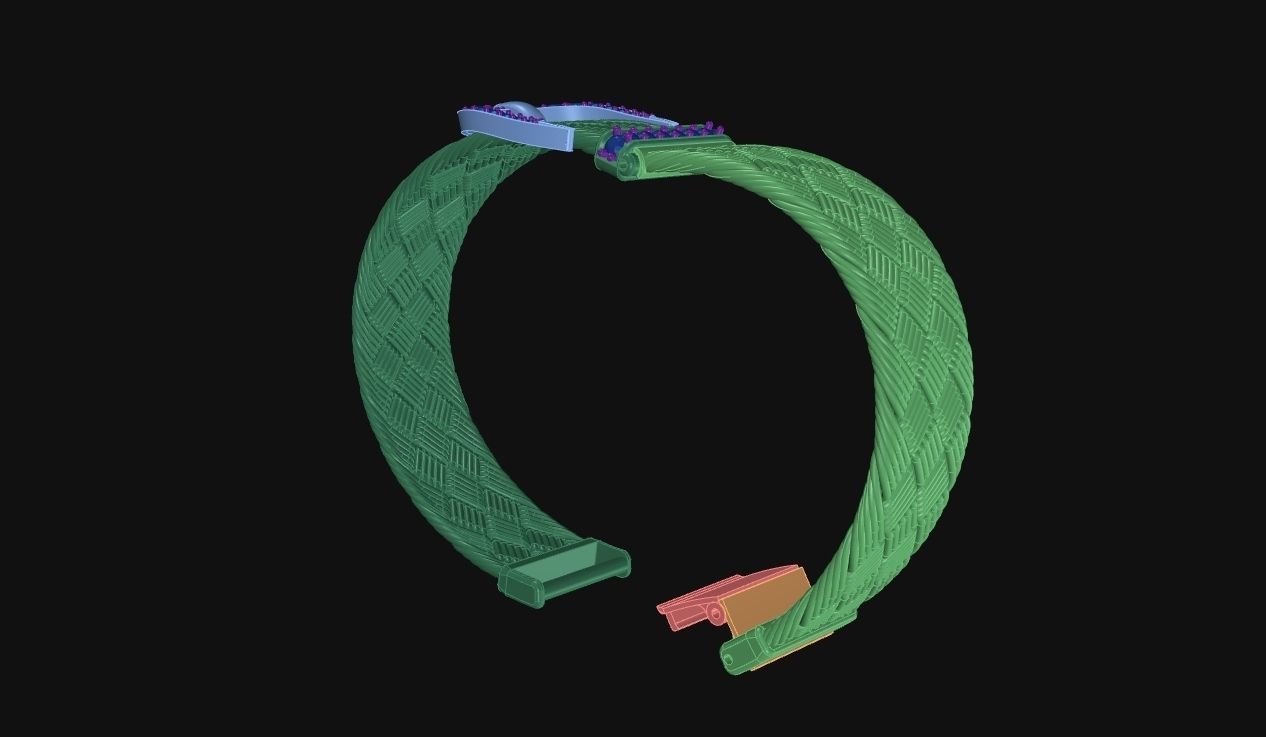 Bracelet - Jewlery 3D print model_13