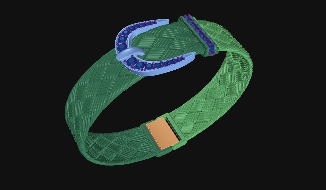 Bracelet - Jewlery 3D print model_6