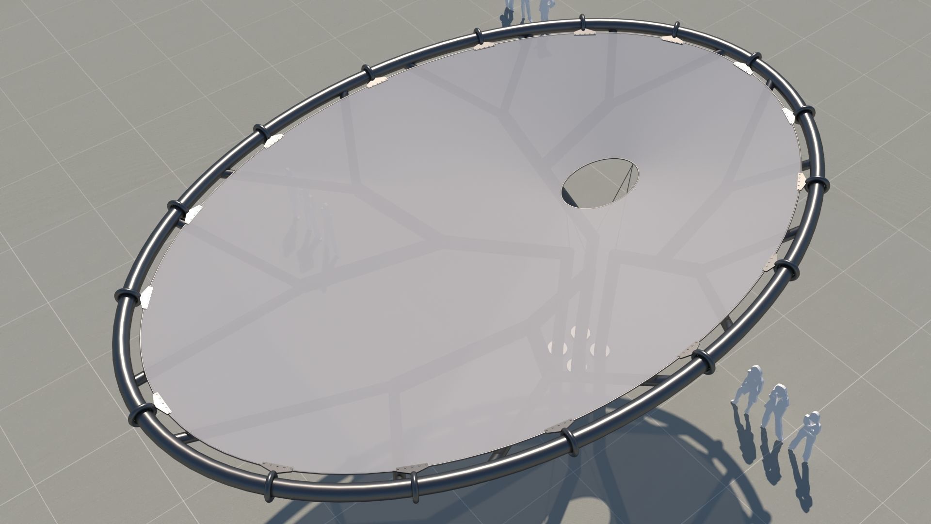 Tensile Membrane Structure 3D model_9