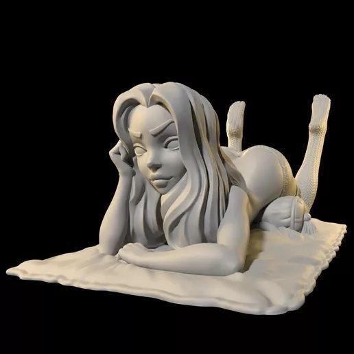 naked lady 3D print model_3