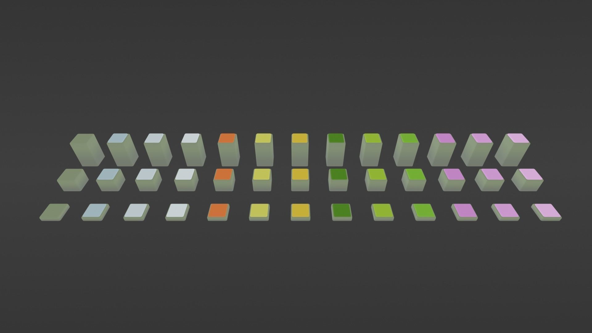 lowLY Poly Cartoon Seasons Nature Low-poly 3D model_4