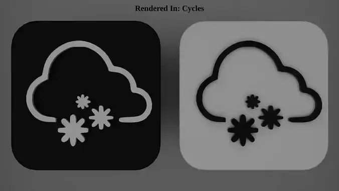 Weather Icon 10 Black White edition