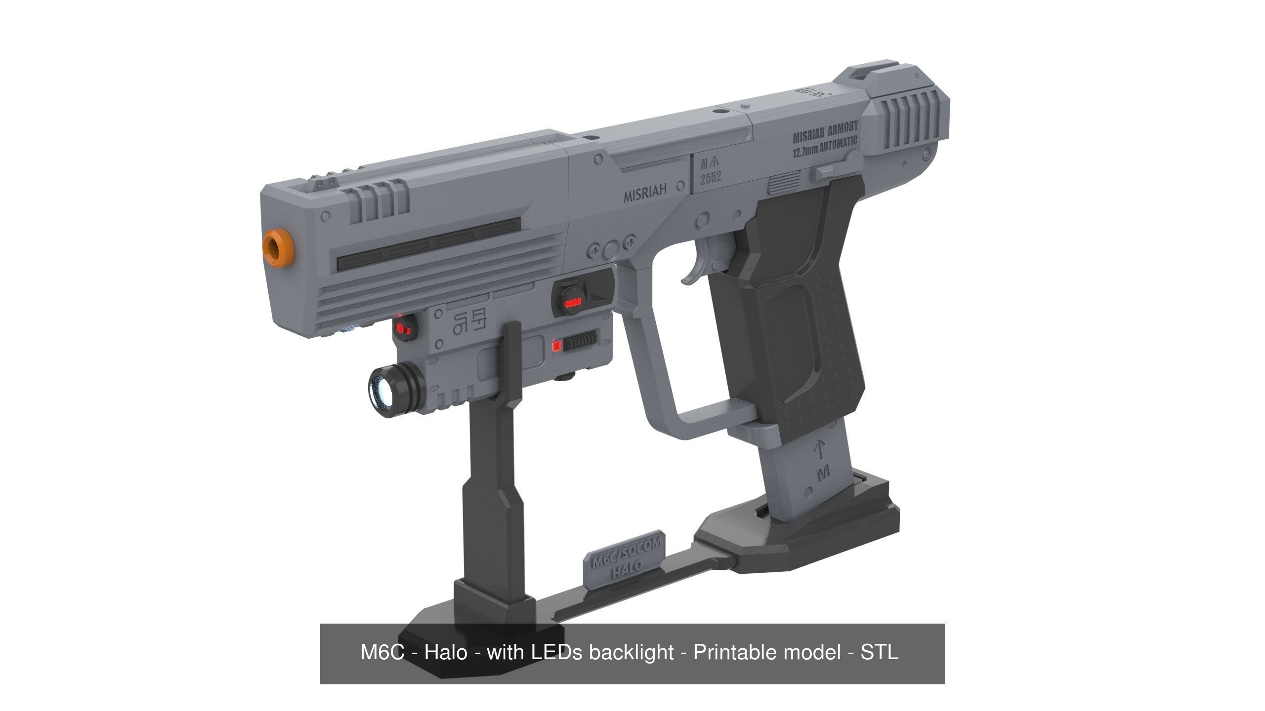 Halo  - Weapons Set - 11 Printable models - STL - Personal Use 3D Model Collection_5