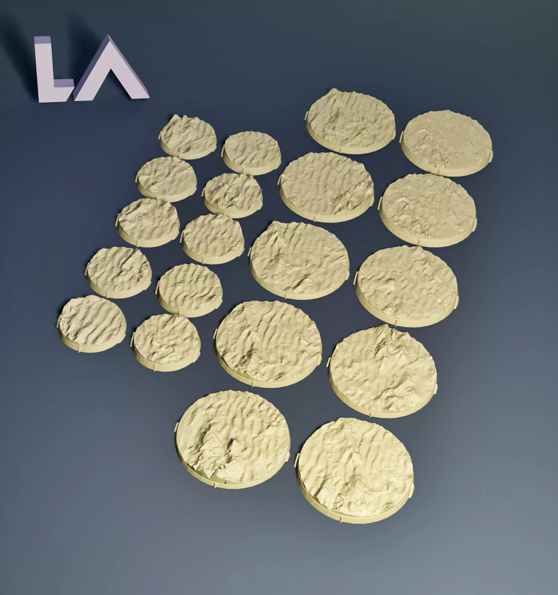 HD Base Set 6 - Beach Sand 3D print model