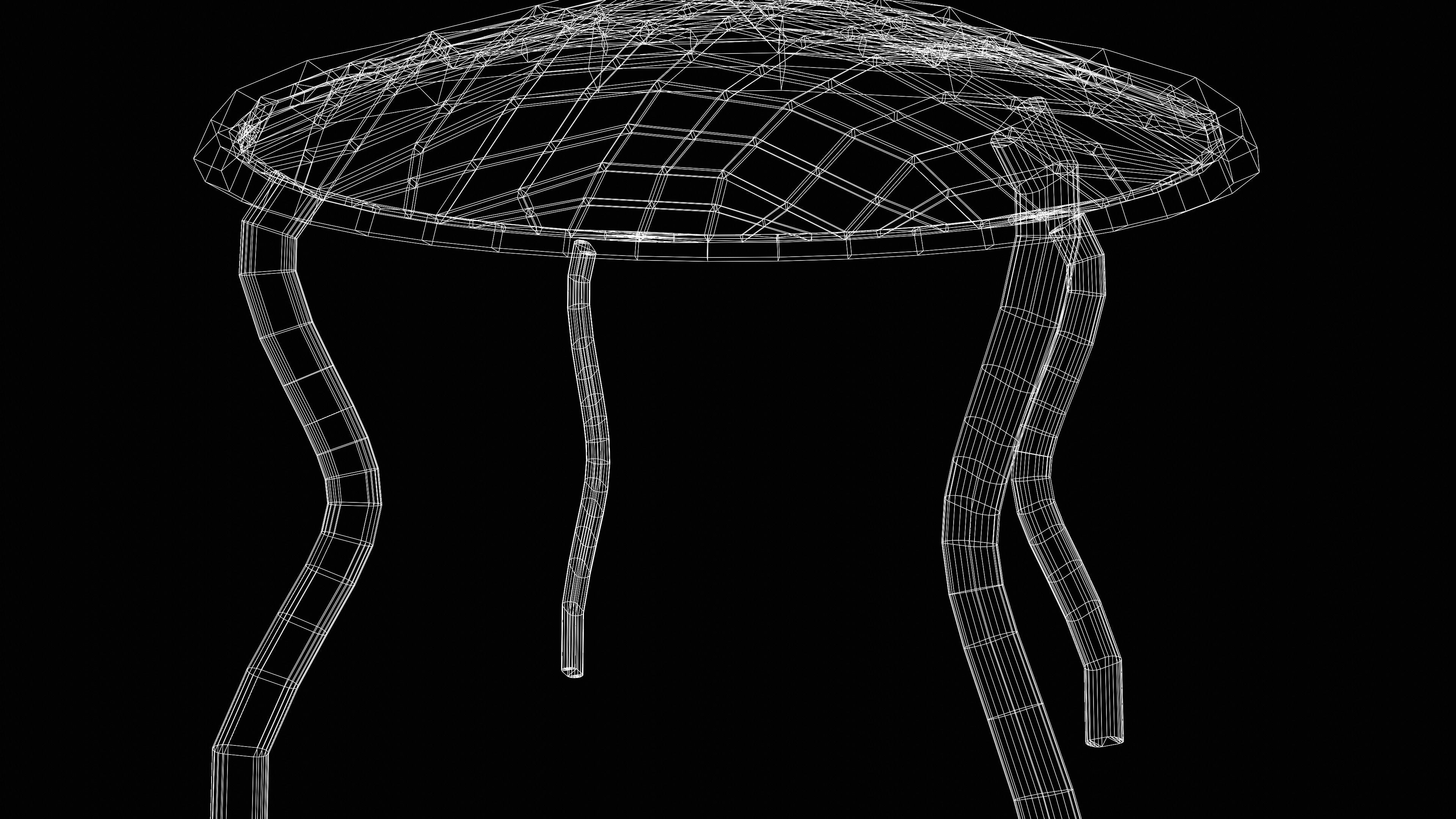 Modren Luxury House Low-poly 3D model_7