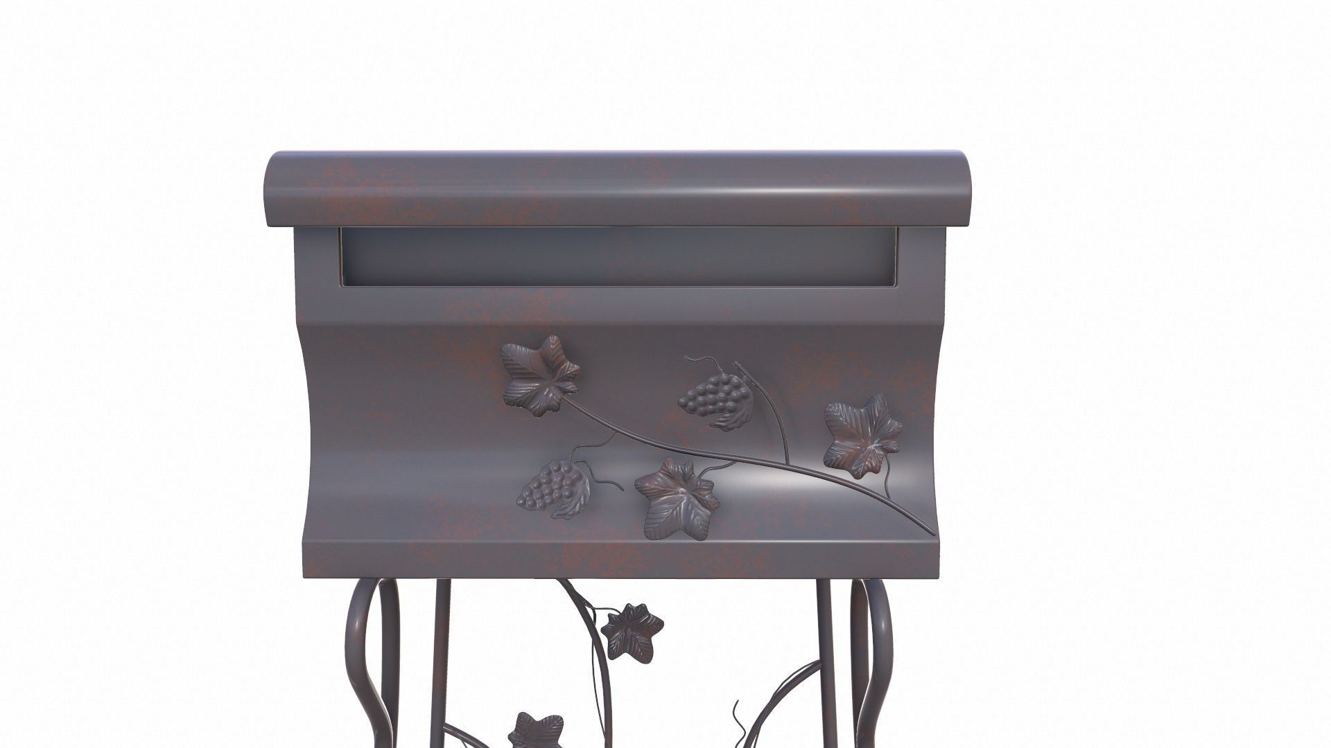 Delivery Box Mail Box 3D model_10