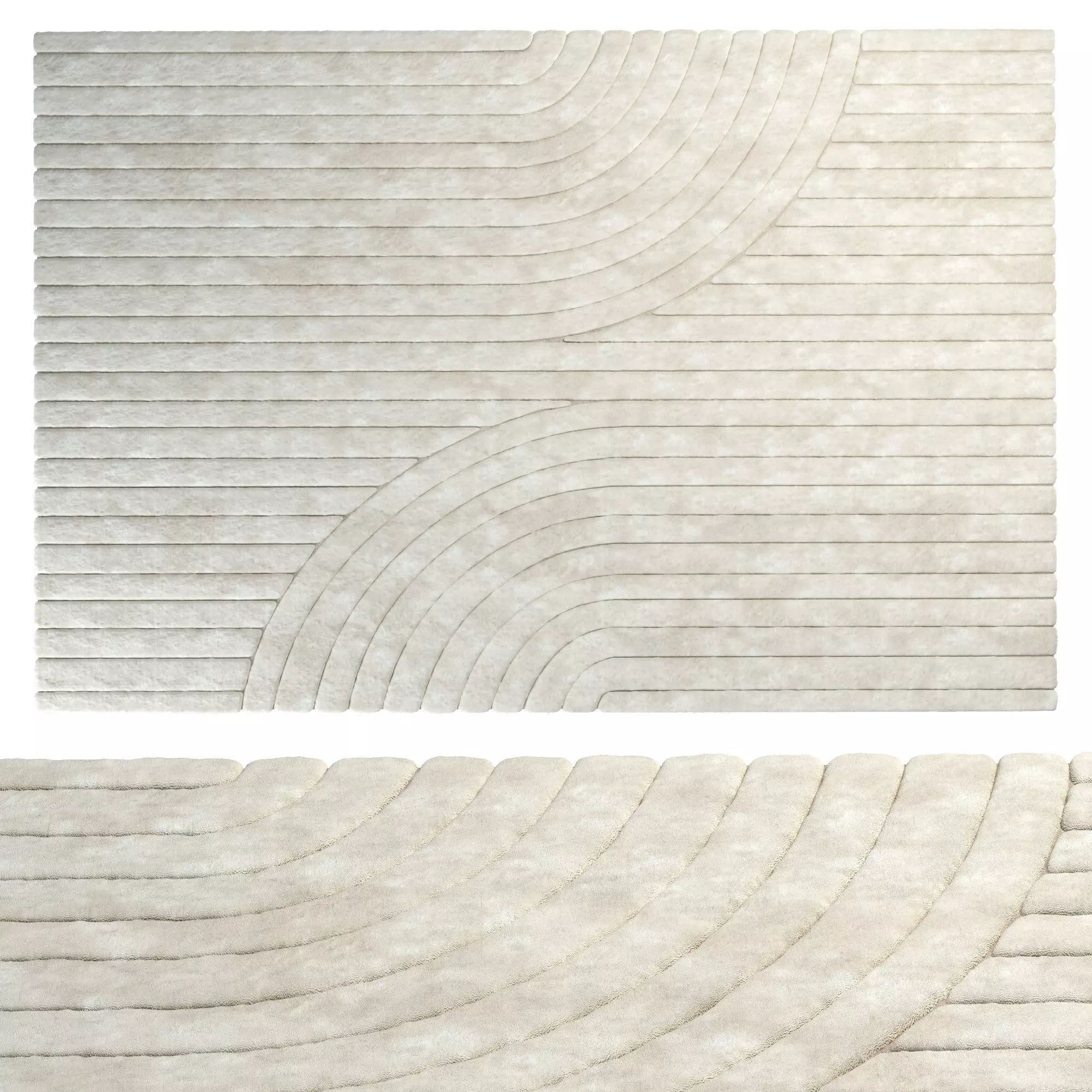 THE CITIZENRY LALITA WOOL AREA RUG 3D model_0