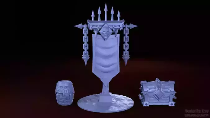 Forsaken Kingdoms - Terrain Set 01 3D print model