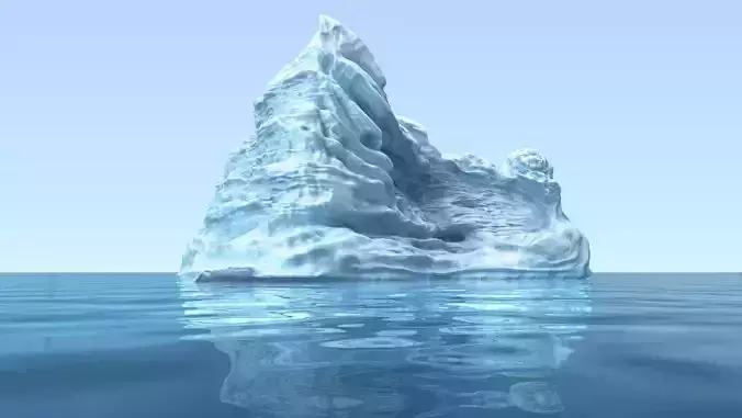 Iceberg 2 on sky 3D model