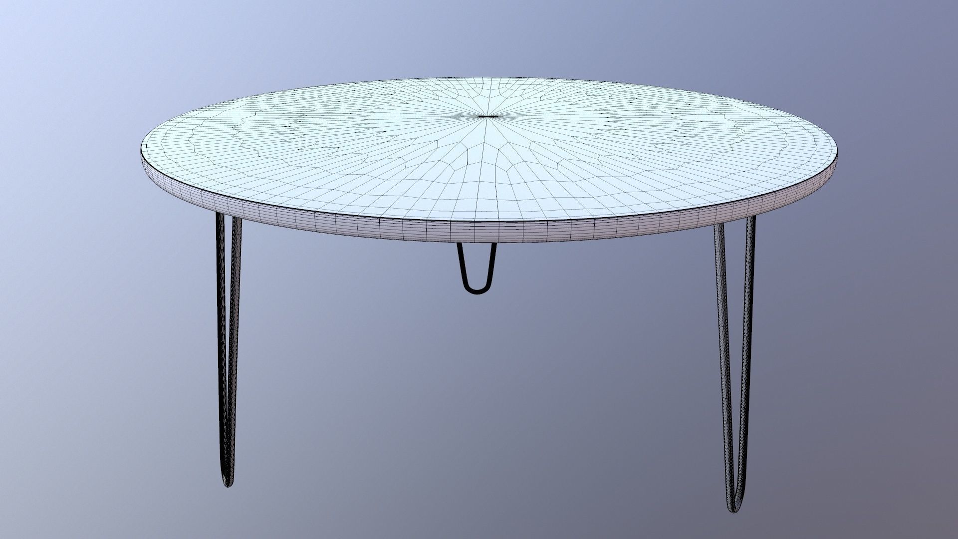 Round Table 3D model_11