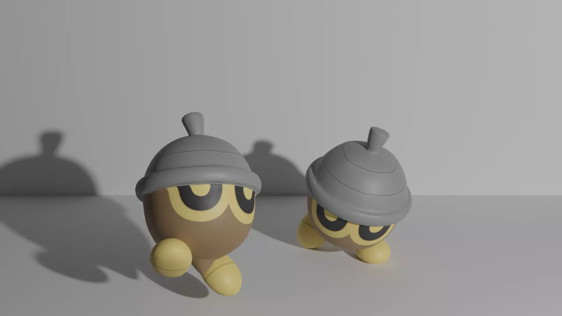 Seedot in 2 poses 3D print model 3D print model