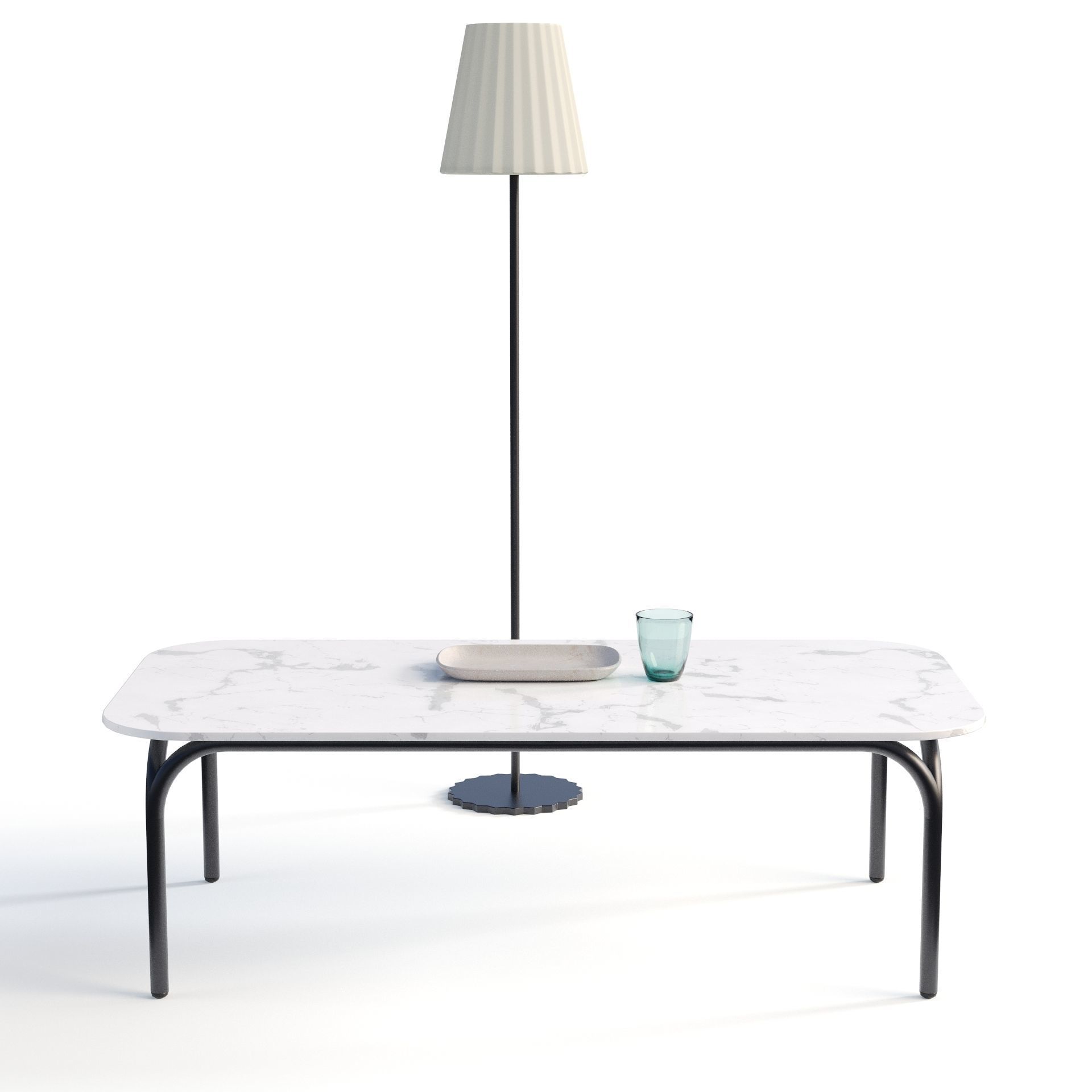 Capa Table and Lamp 3D model 3D model_1