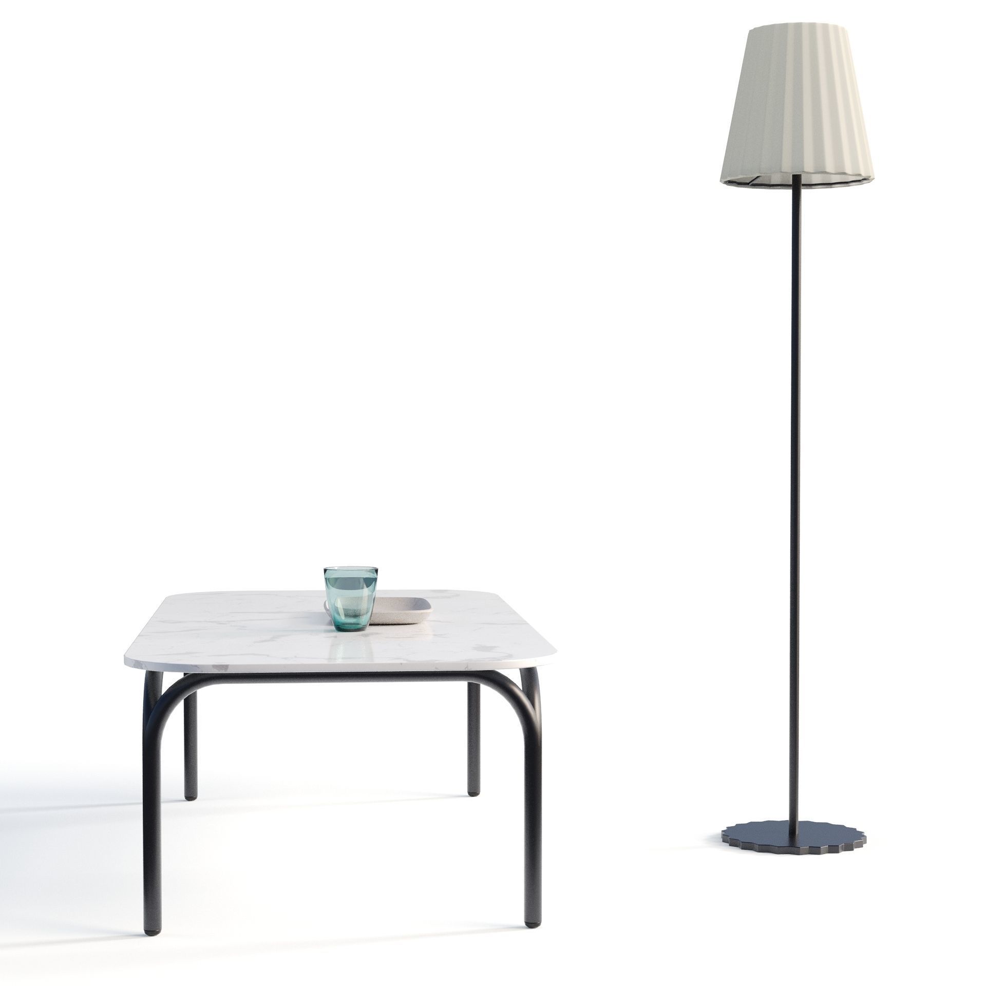 Capa Table and Lamp 3D model 3D model_4