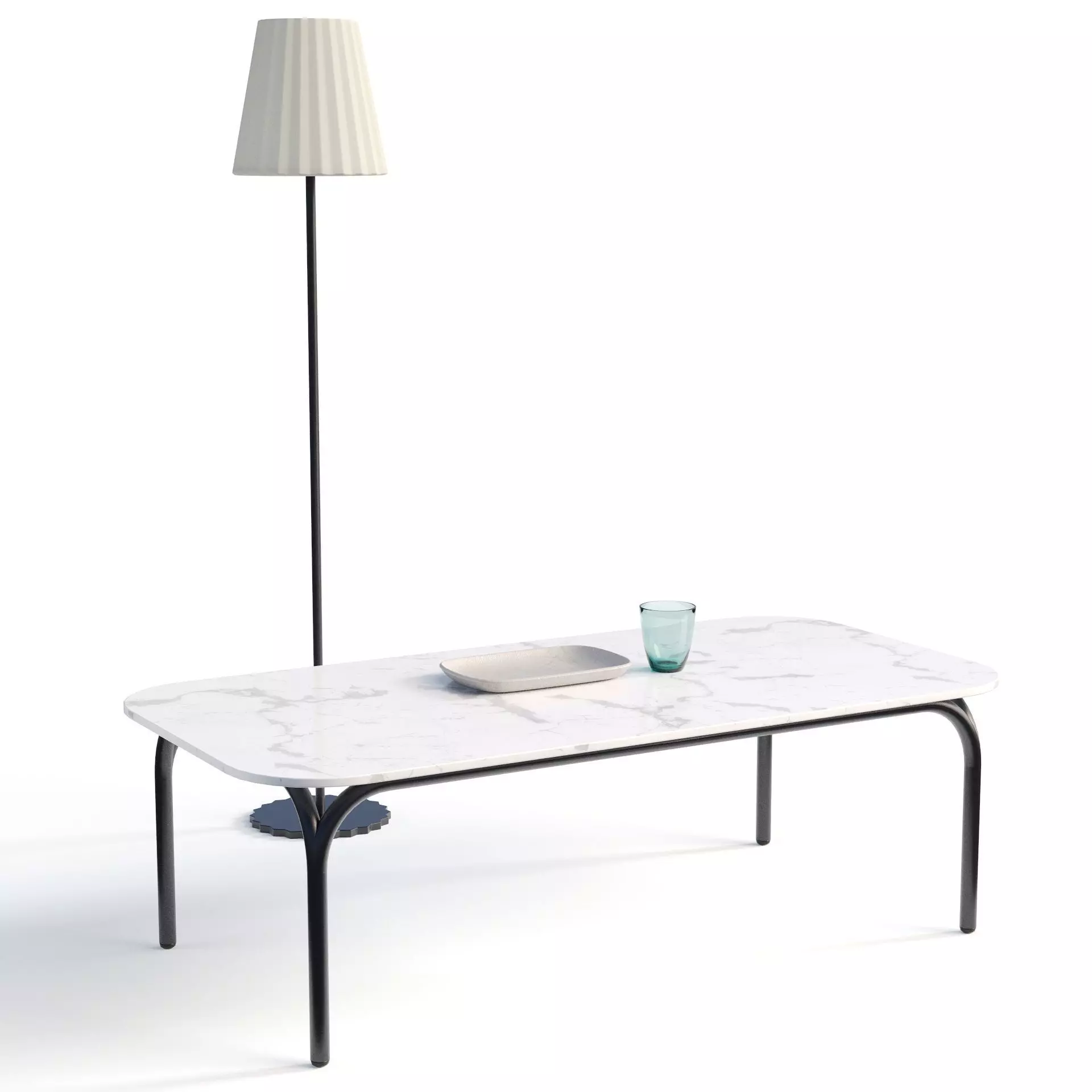 Capa Table and Lamp 3D model 3D model_0